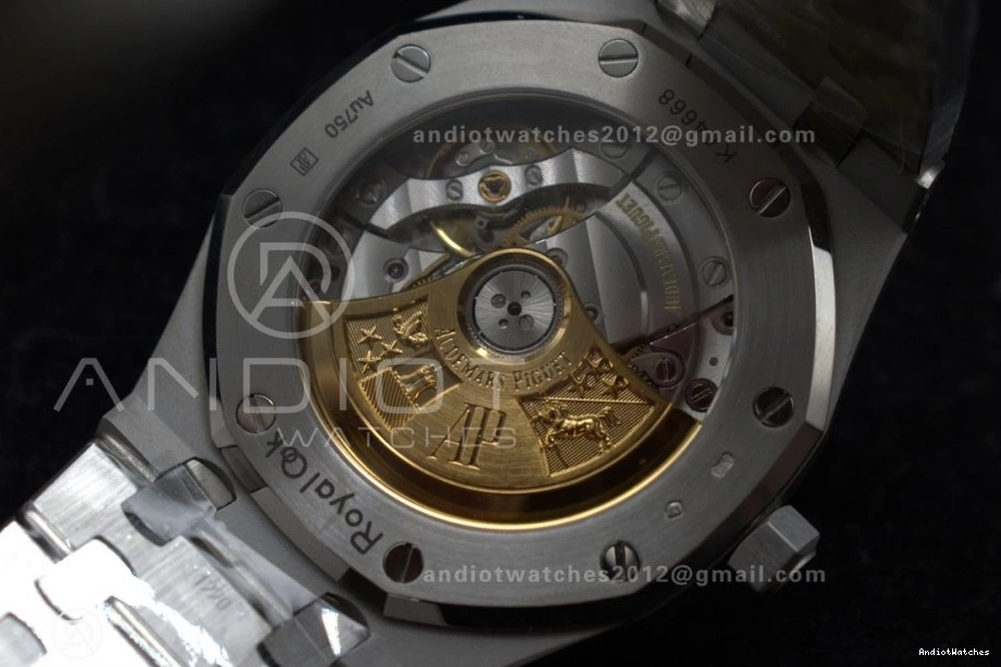 37mm Grey SS on Textured 15454 SS APSF Frosted Oak Edition Super 1:1 Bracelet SA3120 Dial Royal Best Clone Lightweight 1031 0429